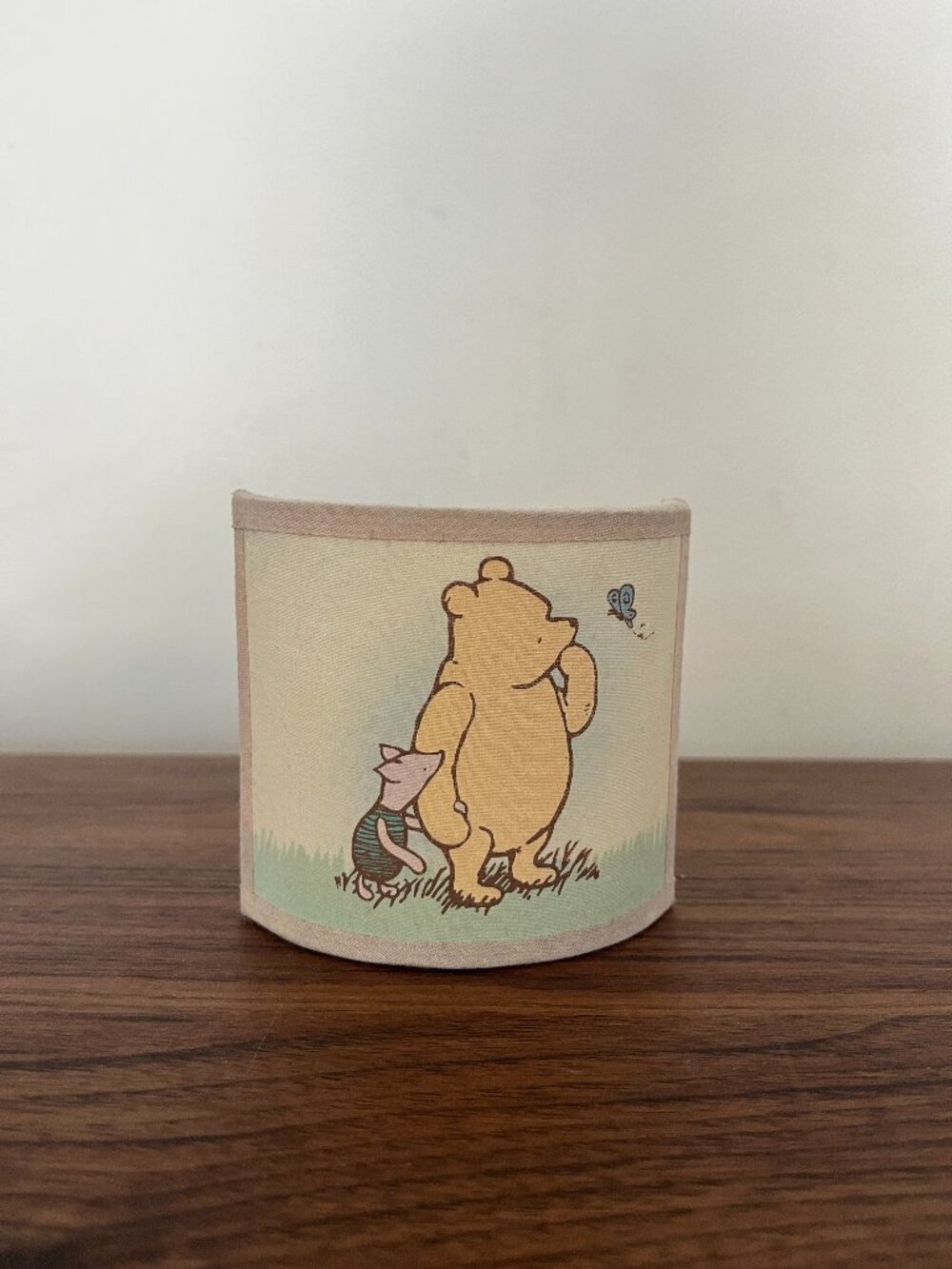 Disney Vintage Winnie the Pooh Fabric Clip On Night Light Shade Kid's Room 90s